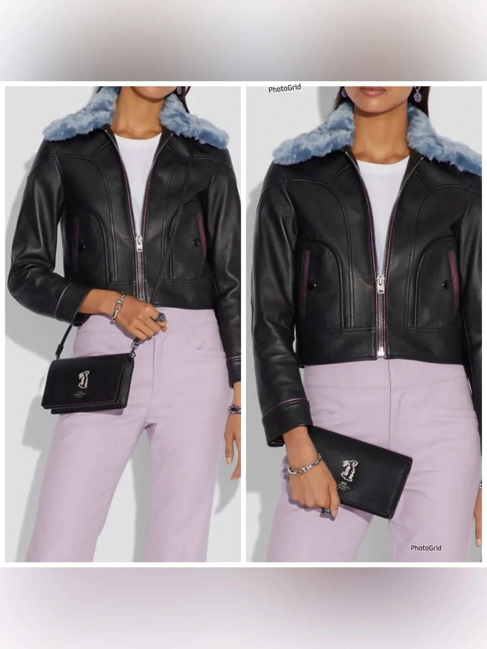 COACH x SELENA GOMEZ Limited Edition Hayden Bunny Foldover Crossbody Clutch